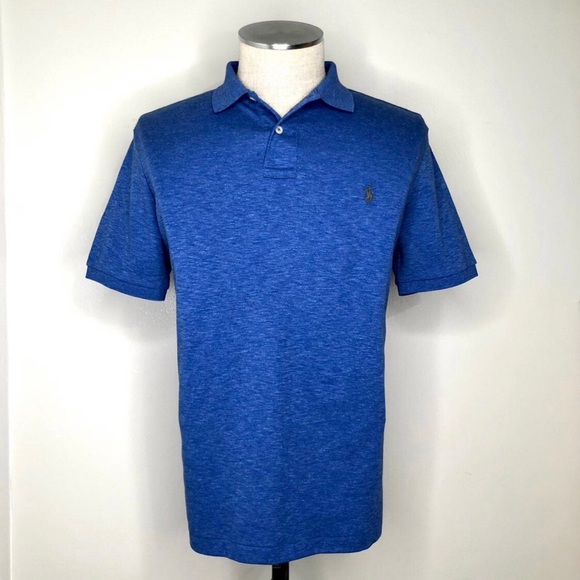 Polo Ralph Lauren Large Blue Polo Shirt - Picture 2 of 7